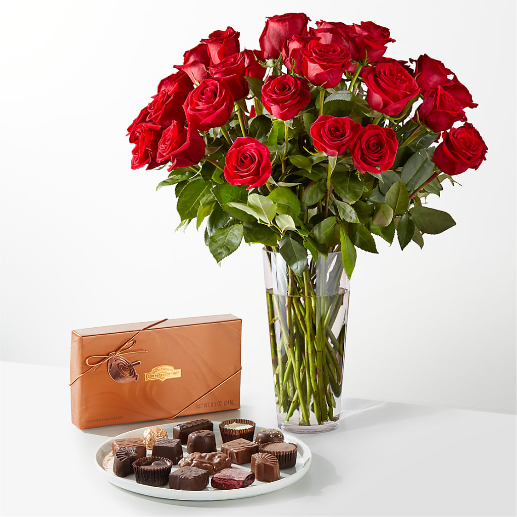Romantic Long Stem Red Rose Bouquet Bundles – All Season Floral Llc, Saranac Lake NY