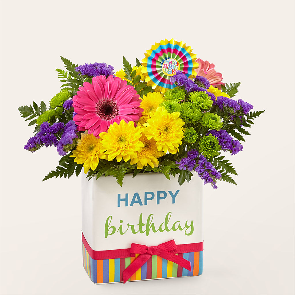 Birthday Brights Bouquet – All Season Floral Llc, Saranac Lake NY