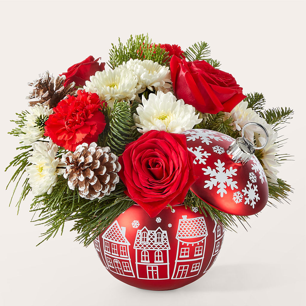 Christmas Village Ornament – All Season Floral Llc, Saranac Lake NY