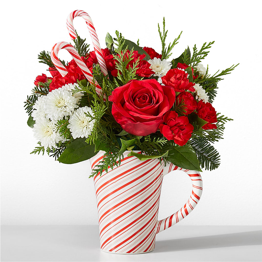 Peppermint Swirl Mug – All Season Floral Llc, Saranac Lake NY