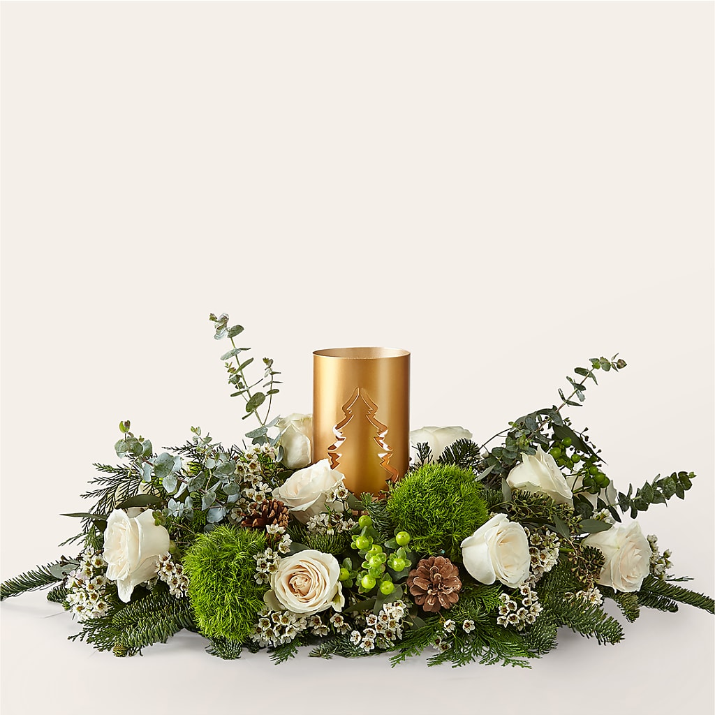 Chestnuts Roasting Centerpiece – All Season Floral Llc, Saranac Lake NY