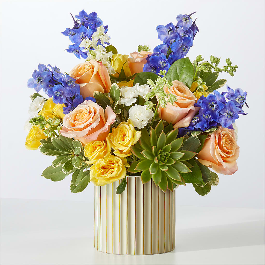 Cobalt Reverie Bouquet – All Season Floral Llc, Saranac Lake NY