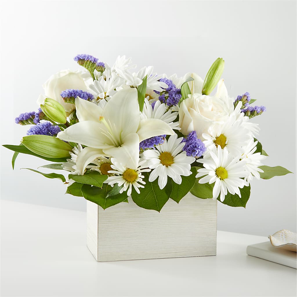 Beyond Blue Box Bouquet – All Season Floral Llc, Saranac Lake NY