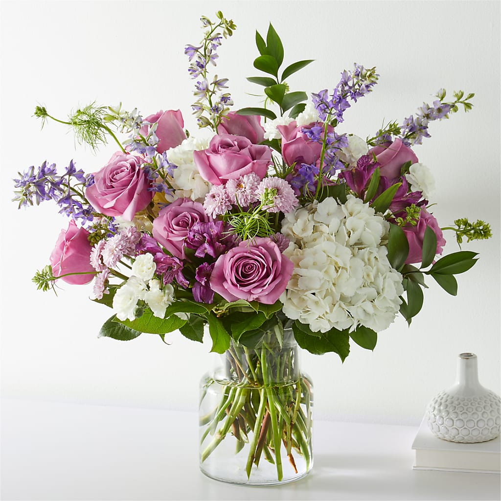 Violet Caress Bouquet – All Season Floral Llc, Saranac Lake NY