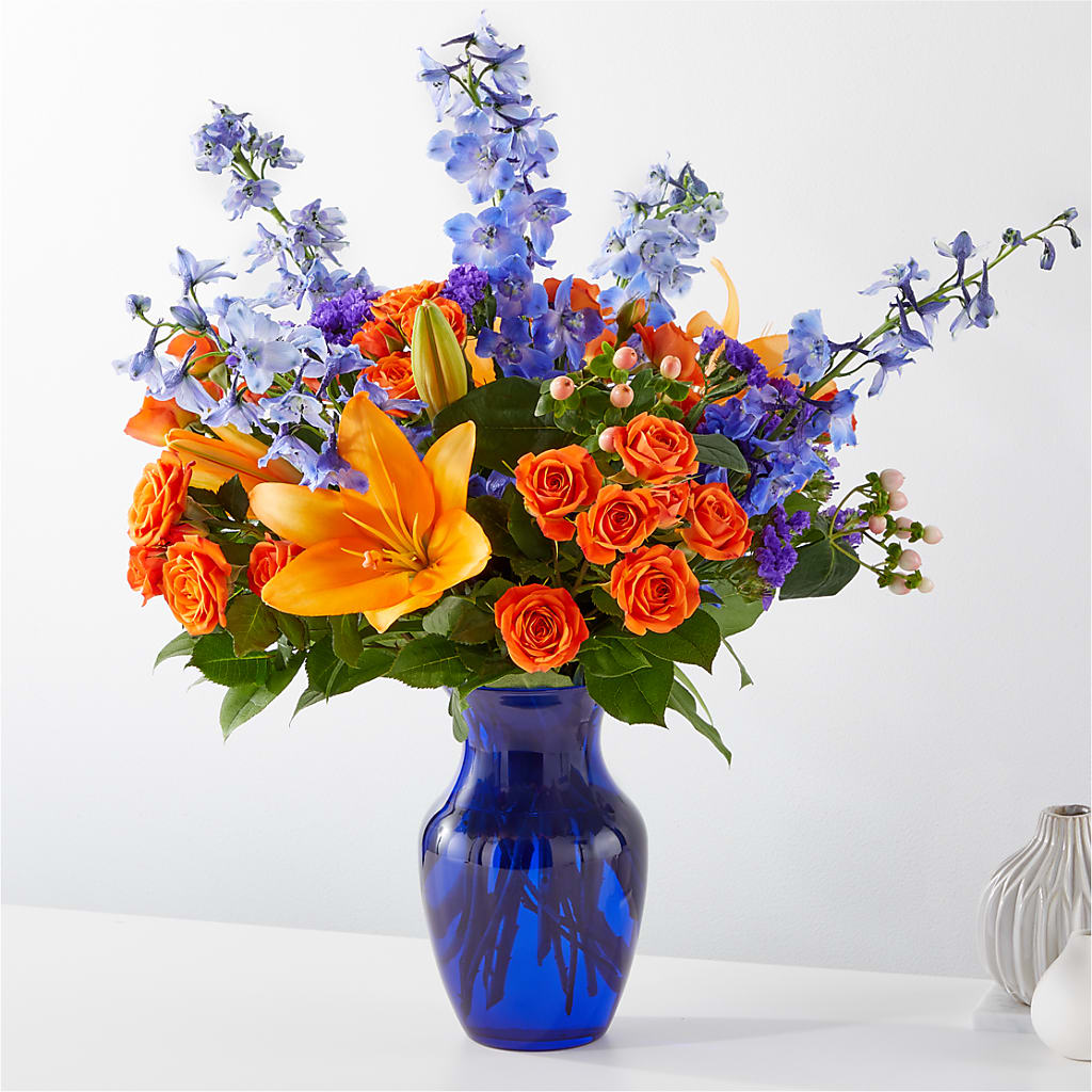 Radiant Citrus Bouquet – All Season Floral Llc, Saranac Lake NY