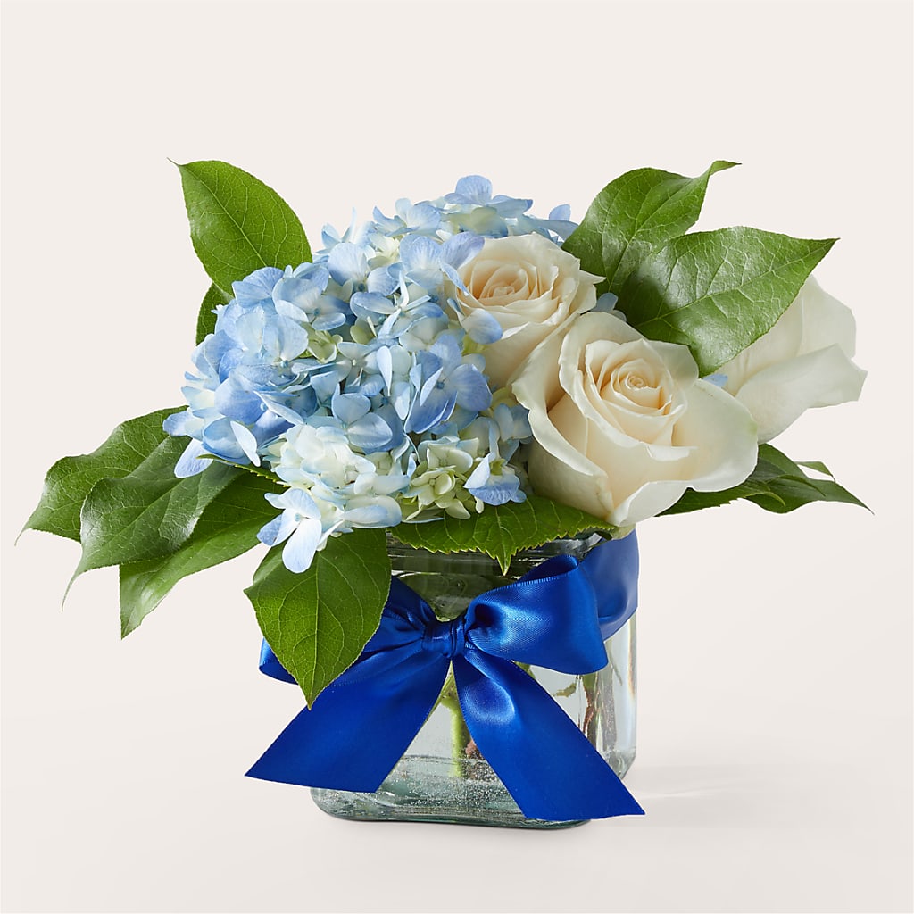 Sky Blue Delight Bouquet – All Season Floral Llc, Saranac Lake NY