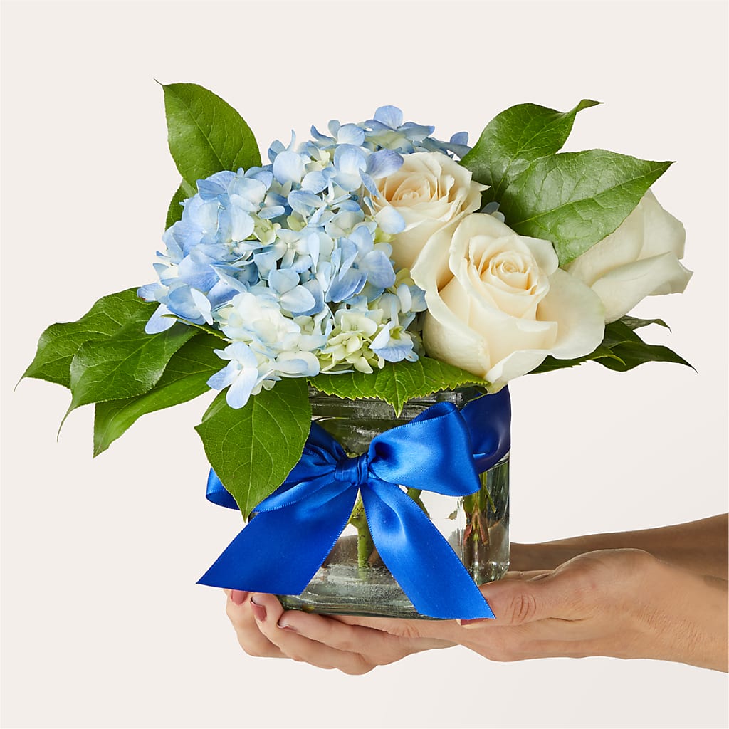 Sky Blue Delight Bouquet – All Season Floral Llc, Saranac Lake NY