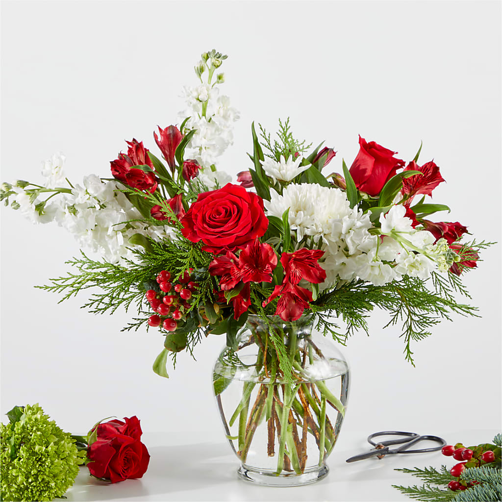 Merry Moment Bouquet – A Florist Original – All Season Floral Llc, Saranac Lake NY