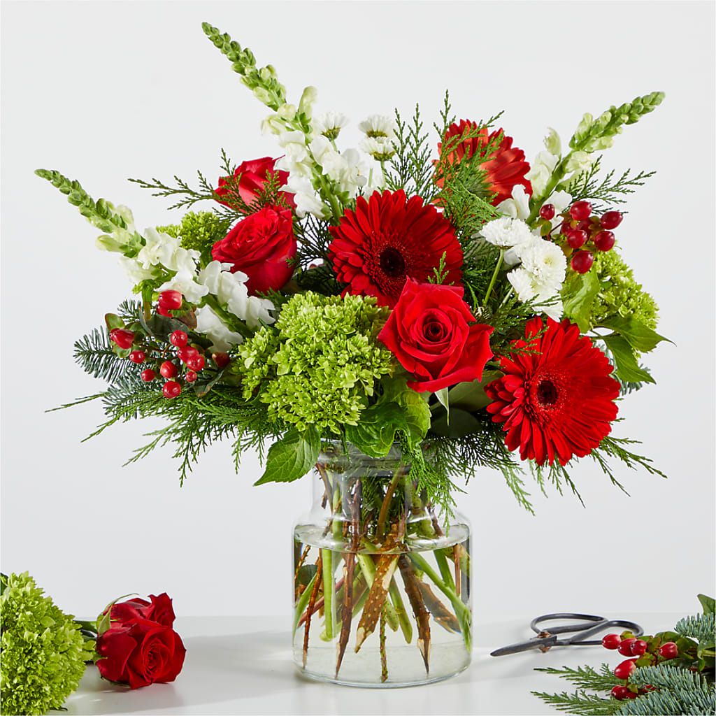 Merry Moment Bouquet – A Florist Original – All Season Floral Llc, Saranac Lake NY