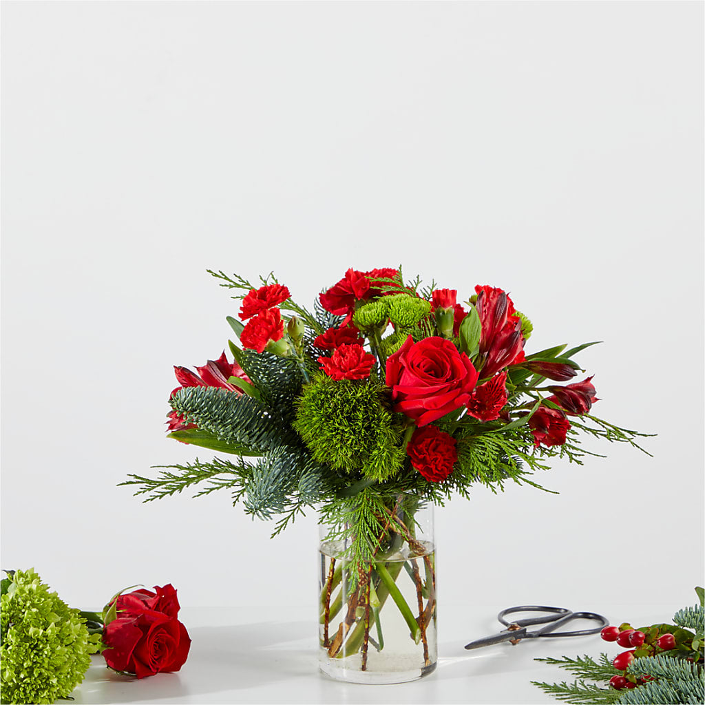 Merry Moment Bouquet – A Florist Original – All Season Floral Llc, Saranac Lake NY
