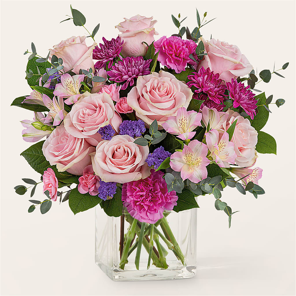 Rosy Radiance Bouquet – All Season Floral Llc, Saranac Lake NY