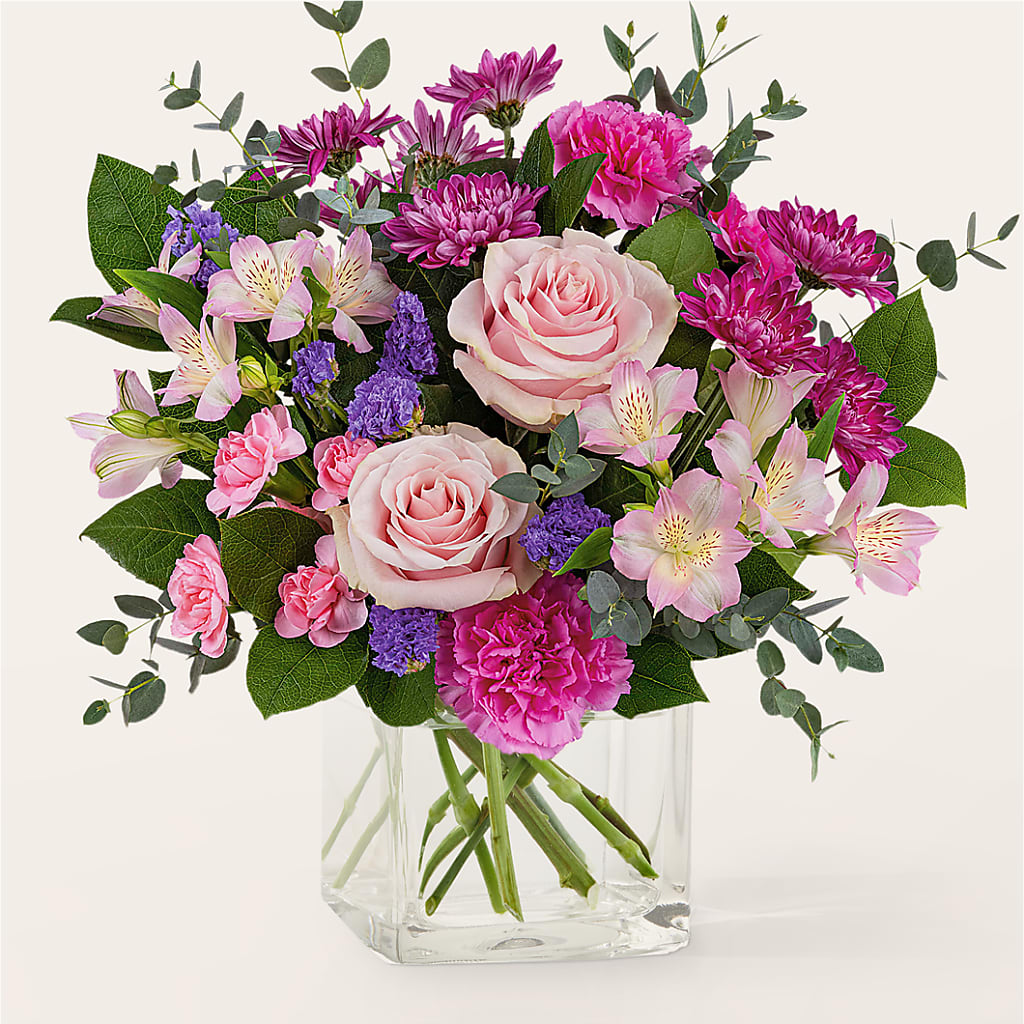 Rosy Radiance Bouquet – All Season Floral Llc, Saranac Lake NY
