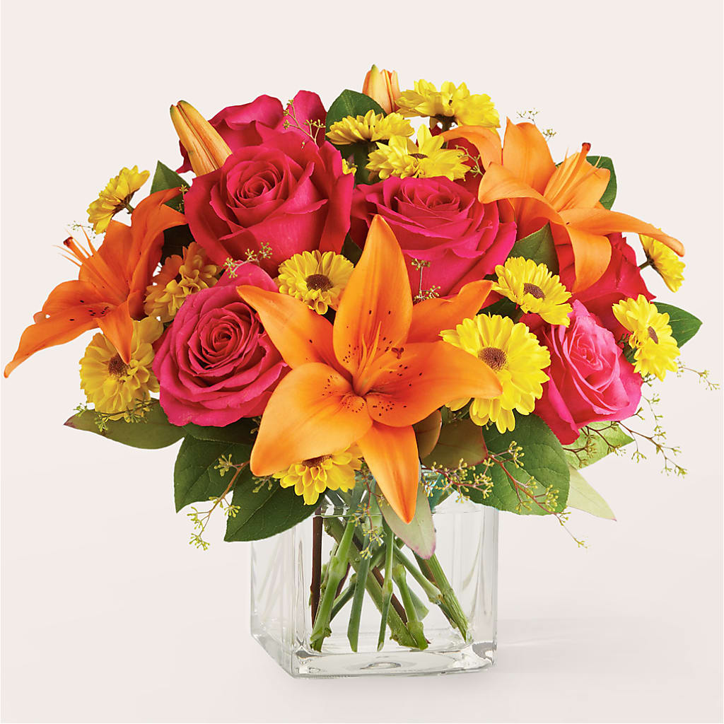 Neon Lights Bouquet – All Season Floral Llc, Saranac Lake NY