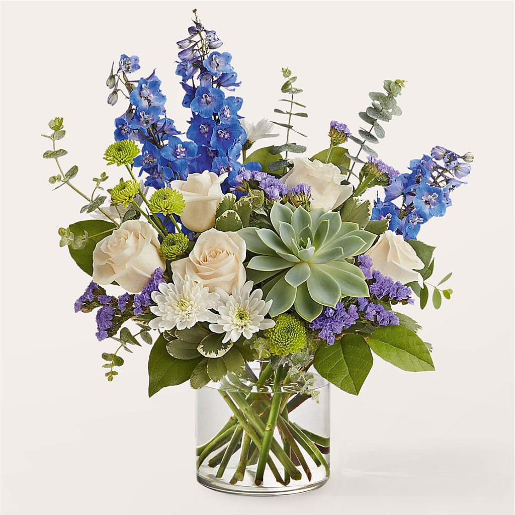 Cerulean Waves Bouquet – All Season Floral Llc, Saranac Lake NY