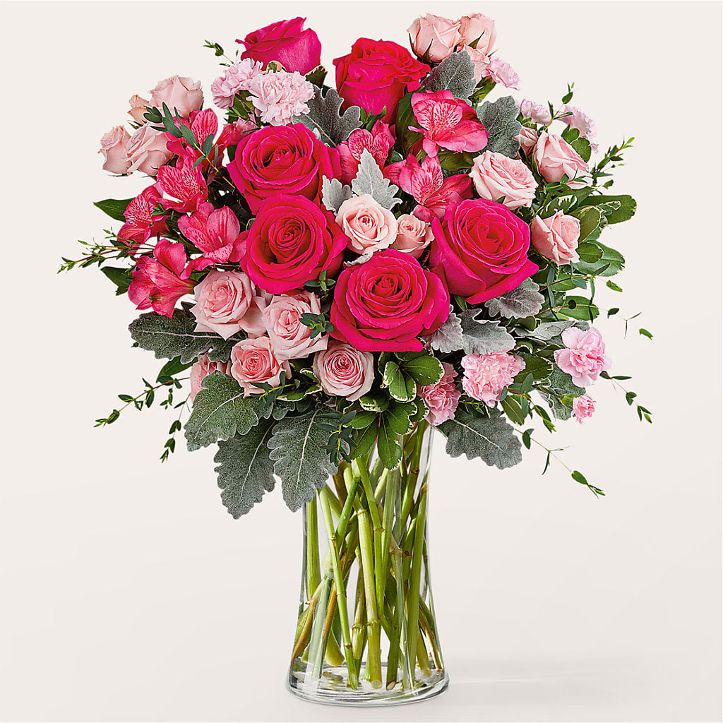 Tickled Pink Bouquet – All Season Floral Llc, Saranac Lake NY