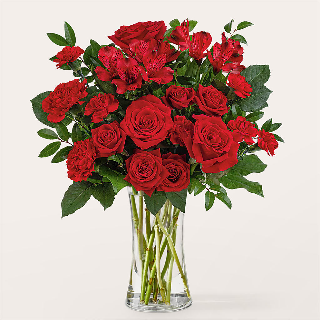 Brilliant Ruby Bouquet – All Season Floral Llc, Saranac Lake NY