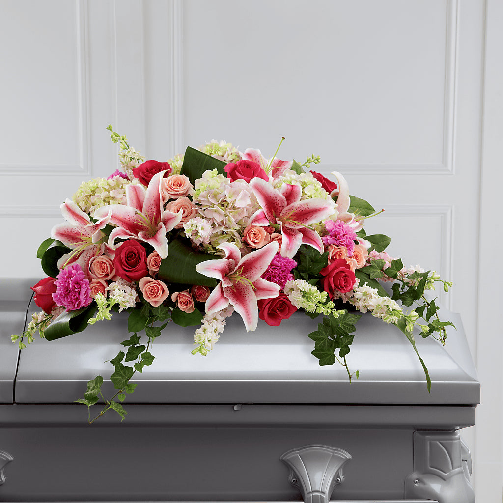 Splendid Grace Casket Spray – All Season Floral Llc, Saranac Lake NY