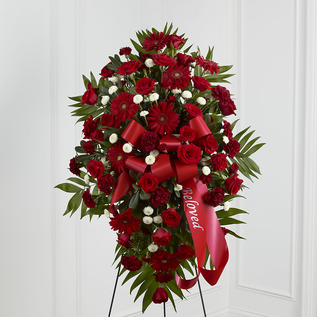 Treasured Memories Standing Spray – All Season Floral Llc, Saranac Lake NY