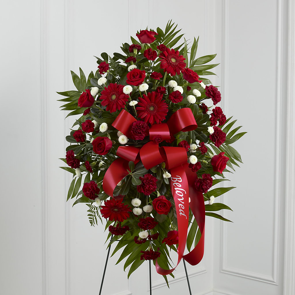 Treasured Memories Standing Spray – All Season Floral Llc, Saranac Lake NY