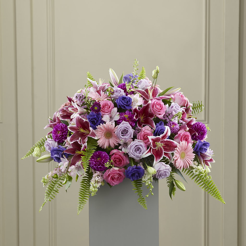 Fare Thee Well Pedestal – All Season Floral Llc, Saranac Lake NY
