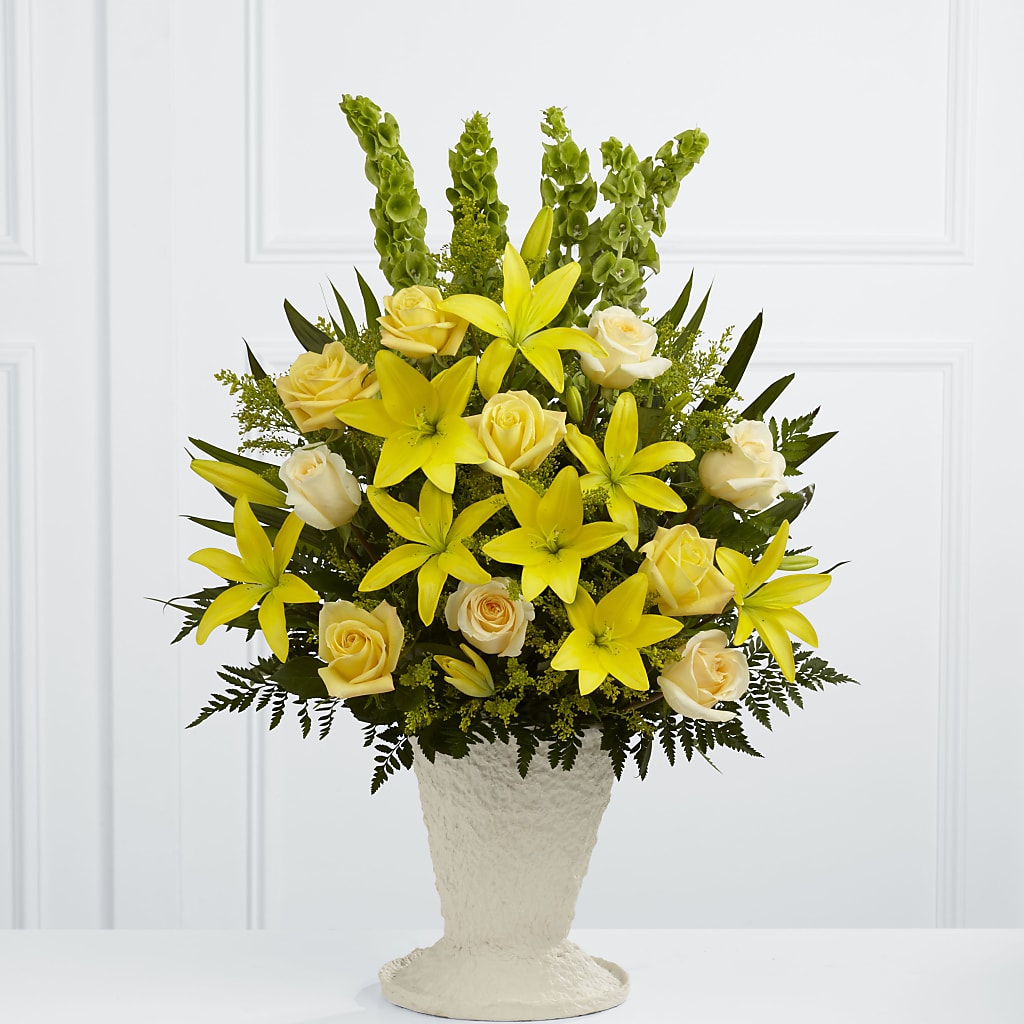 Golden Memories Arrangement – All Season Floral Llc, Saranac Lake NY