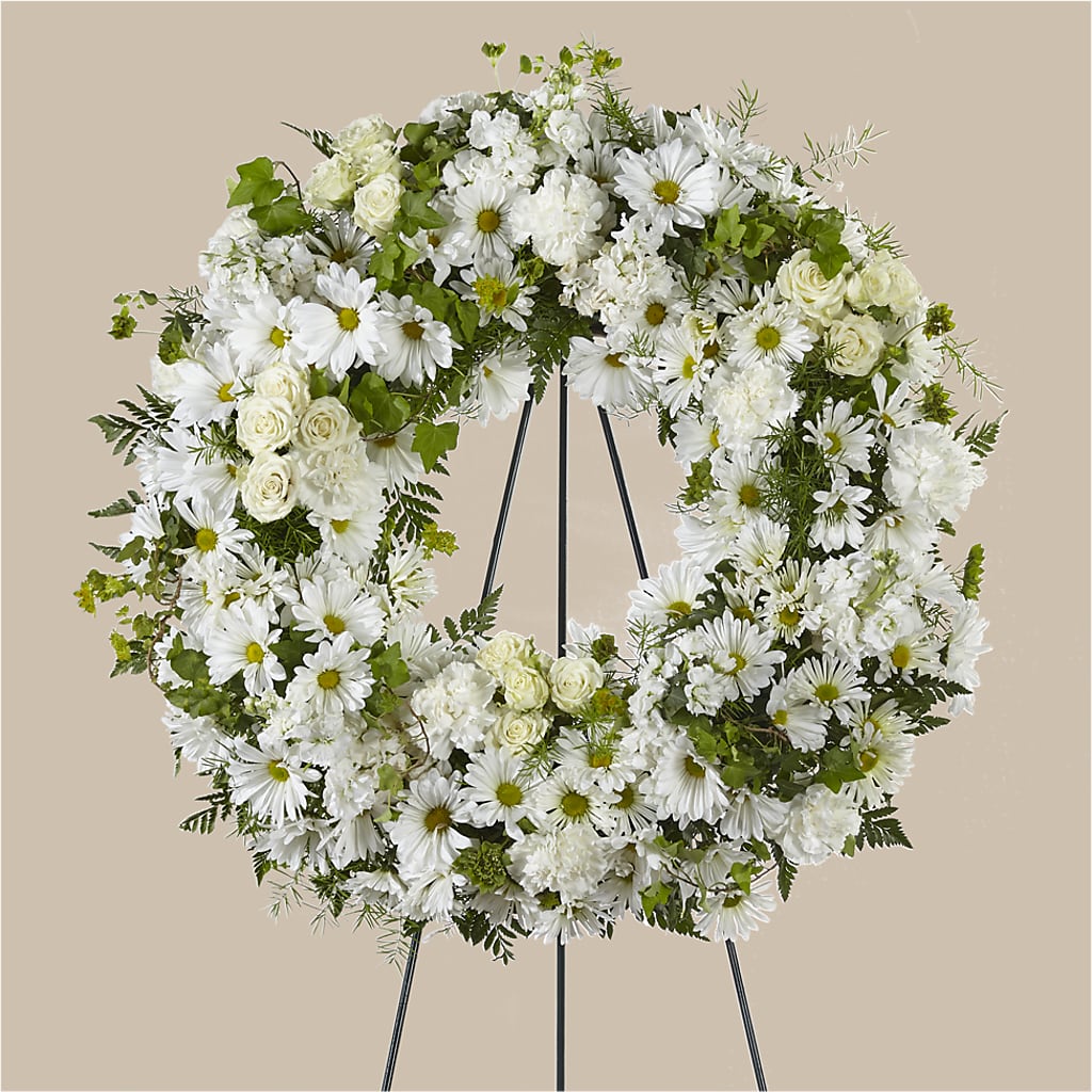 Faithful Wishes Wreath – All Season Floral Llc, Saranac Lake NY