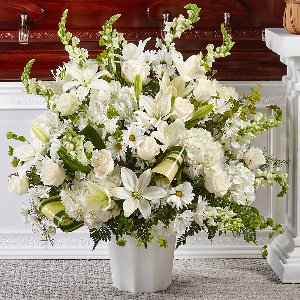 Thoughts of Tranquility Floor Basket – All Season Floral Llc, Saranac Lake NY