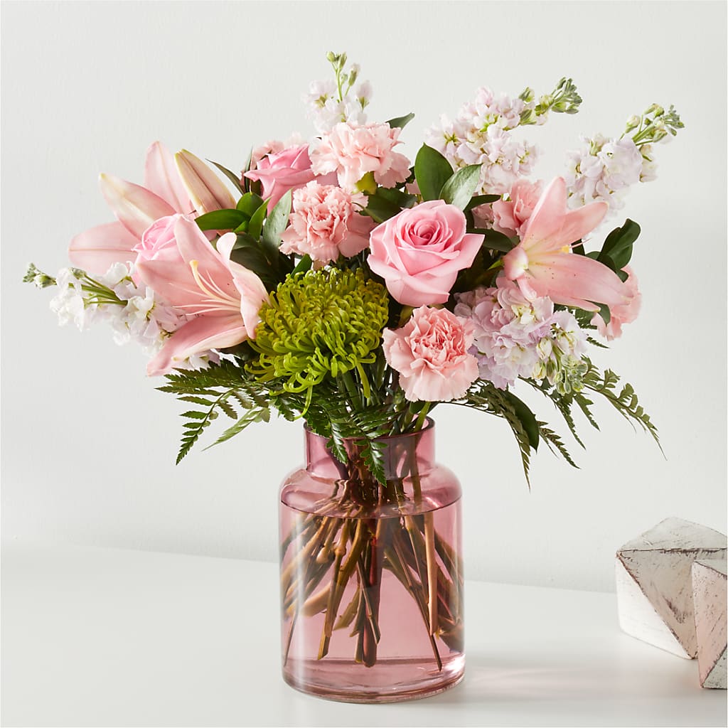 Pretty in Pink Bouquet – All Season Floral Llc, Saranac Lake NY
