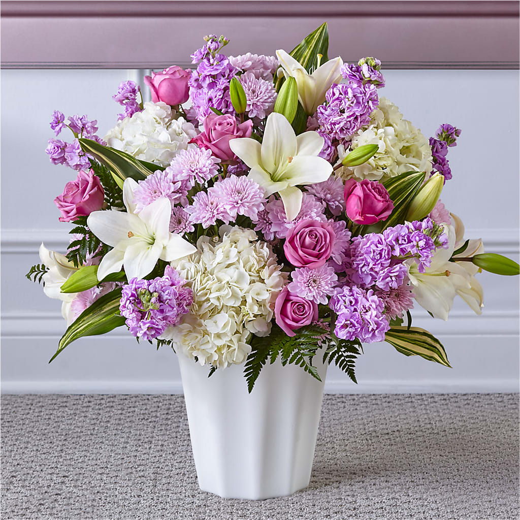 Heaven Sent Floor Basket – All Season Floral Llc, Saranac Lake NY