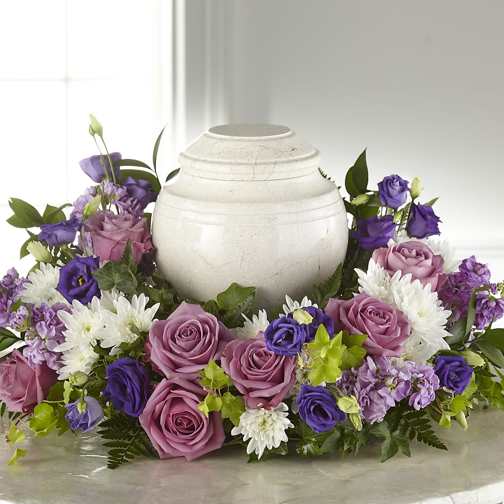 Blooming Sympathy Cremation Adornment – All Season Floral Llc, Saranac Lake NY