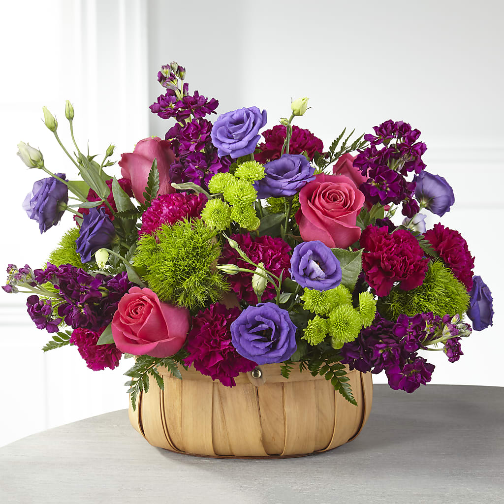 Serene Sanctuary Basket – All Season Floral Llc, Saranac Lake NY