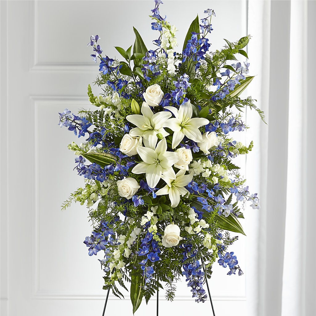 Faithful Friend Standing Spray – All Season Floral Llc, Saranac Lake NY