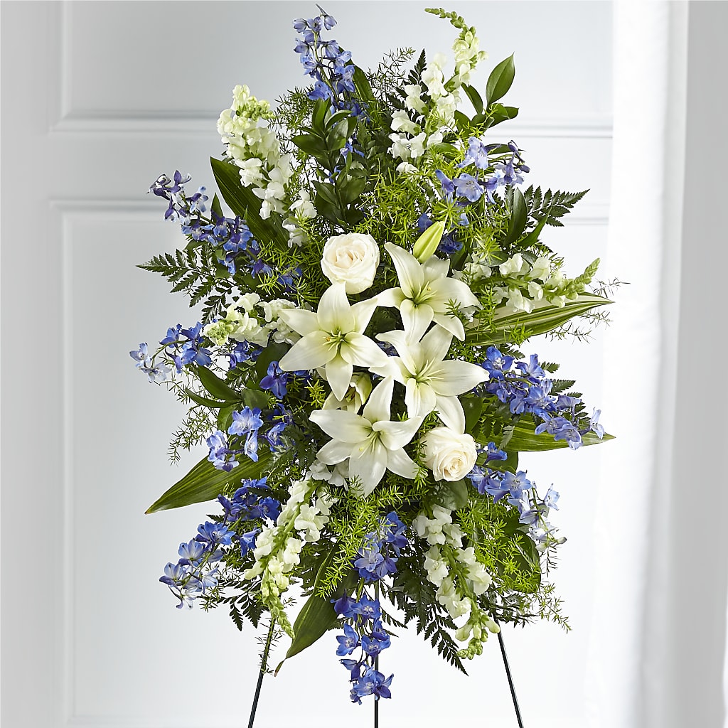 Faithful Friend Standing Spray – All Season Floral Llc, Saranac Lake NY