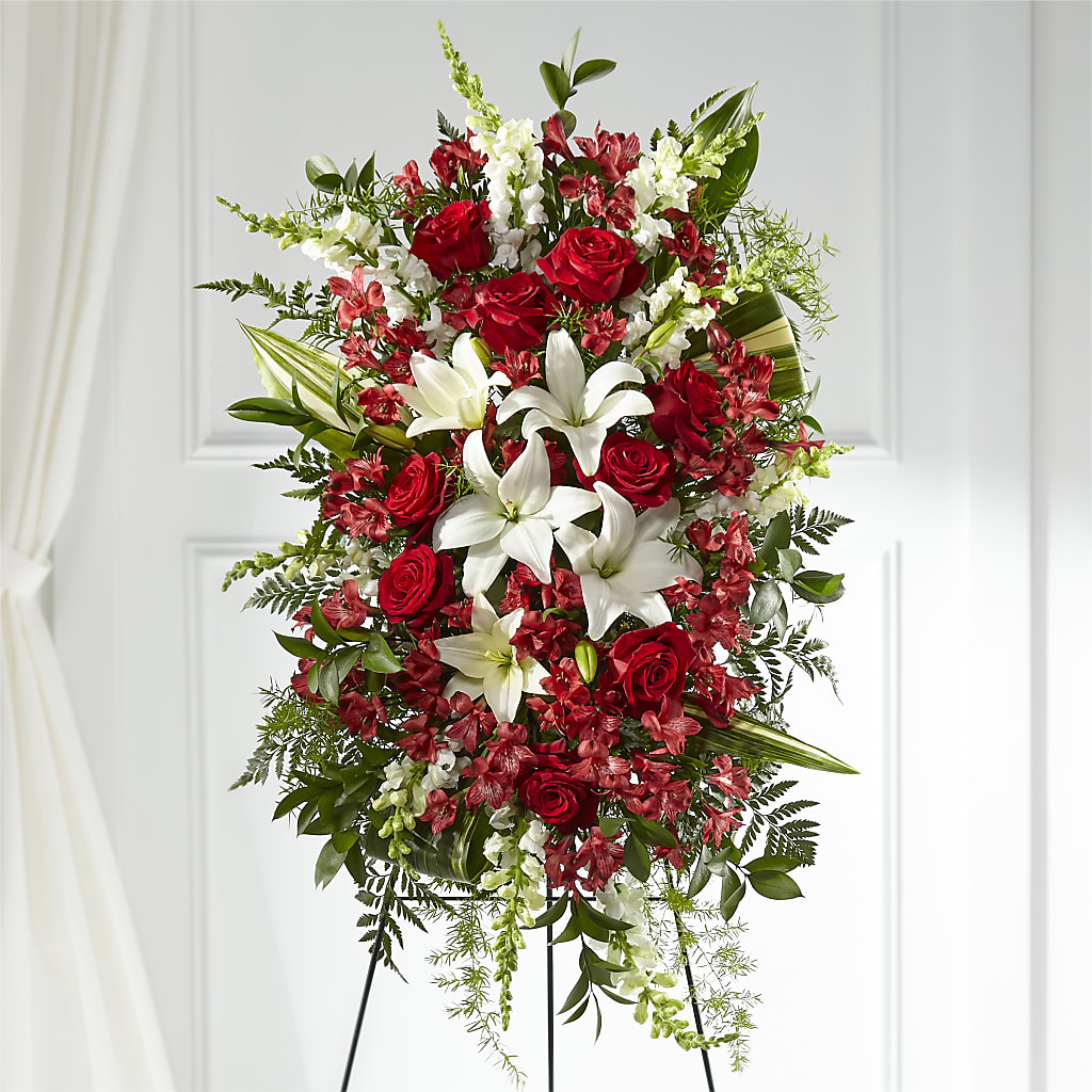 Everlasting Memory Standing Spray – All Season Floral Llc, Saranac Lake NY