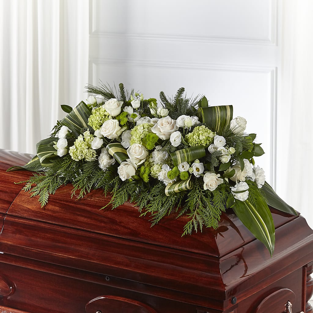 Hopeful Gesture Casket Spray – All Season Floral Llc, Saranac Lake NY