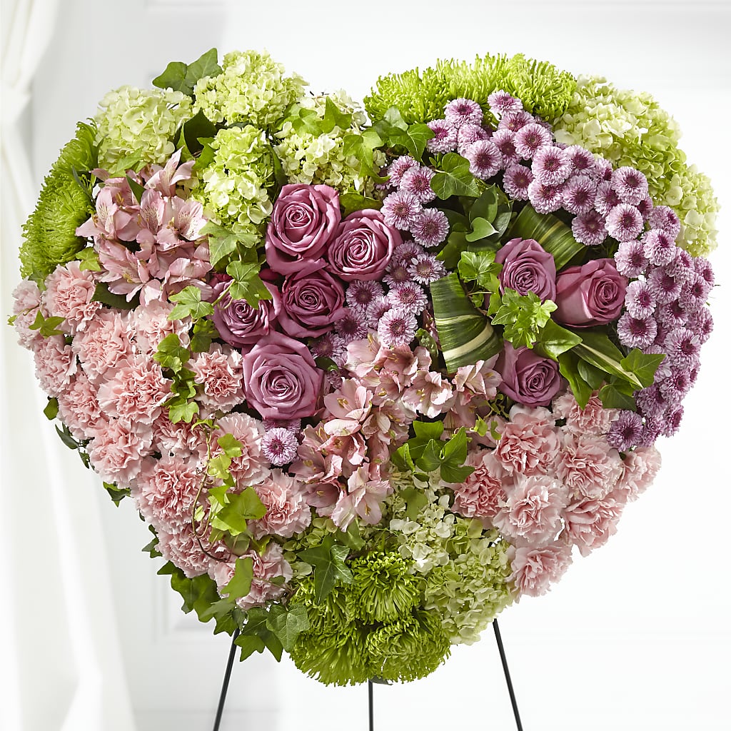 Heartwarming Standing Heart – All Season Floral Llc, Saranac Lake NY