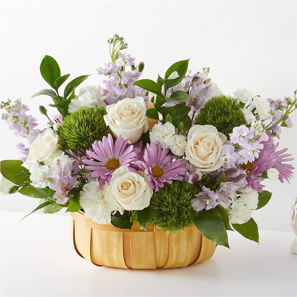 Peace & Love Basket – All Season Floral Llc, Saranac Lake NY