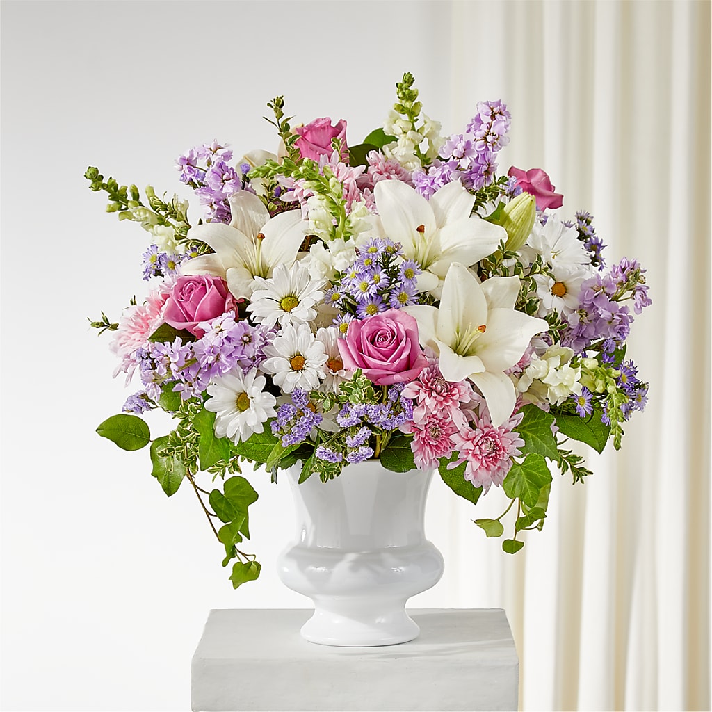 Remarkable Life Urn Arrangement – All Season Floral Llc, Saranac Lake NY