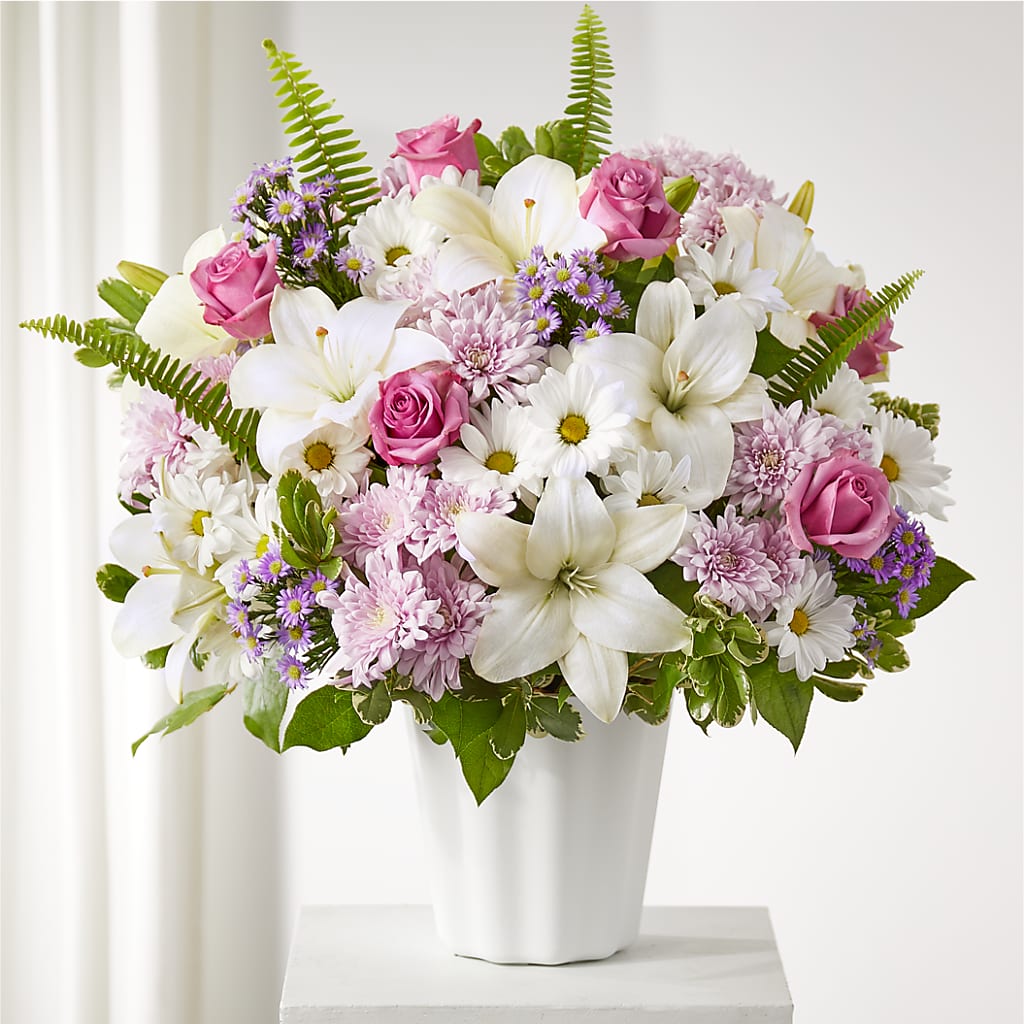 Warmest Thoughts Tabletop Basket – All Season Floral Llc, Saranac Lake NY