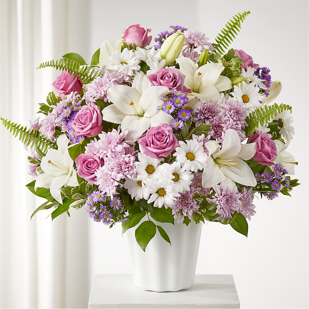 Warmest Thoughts Tabletop Basket – All Season Floral Llc, Saranac Lake NY
