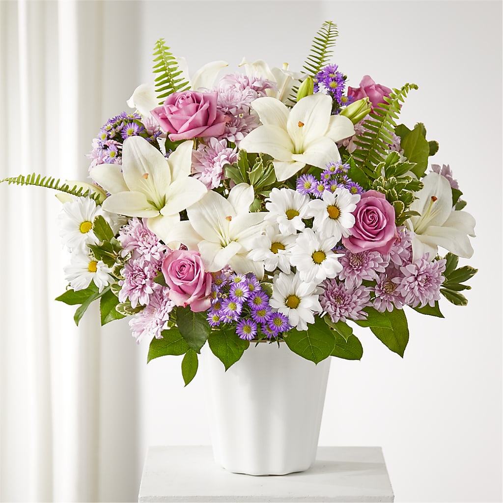 Warmest Thoughts Tabletop Basket – All Season Floral Llc, Saranac Lake NY