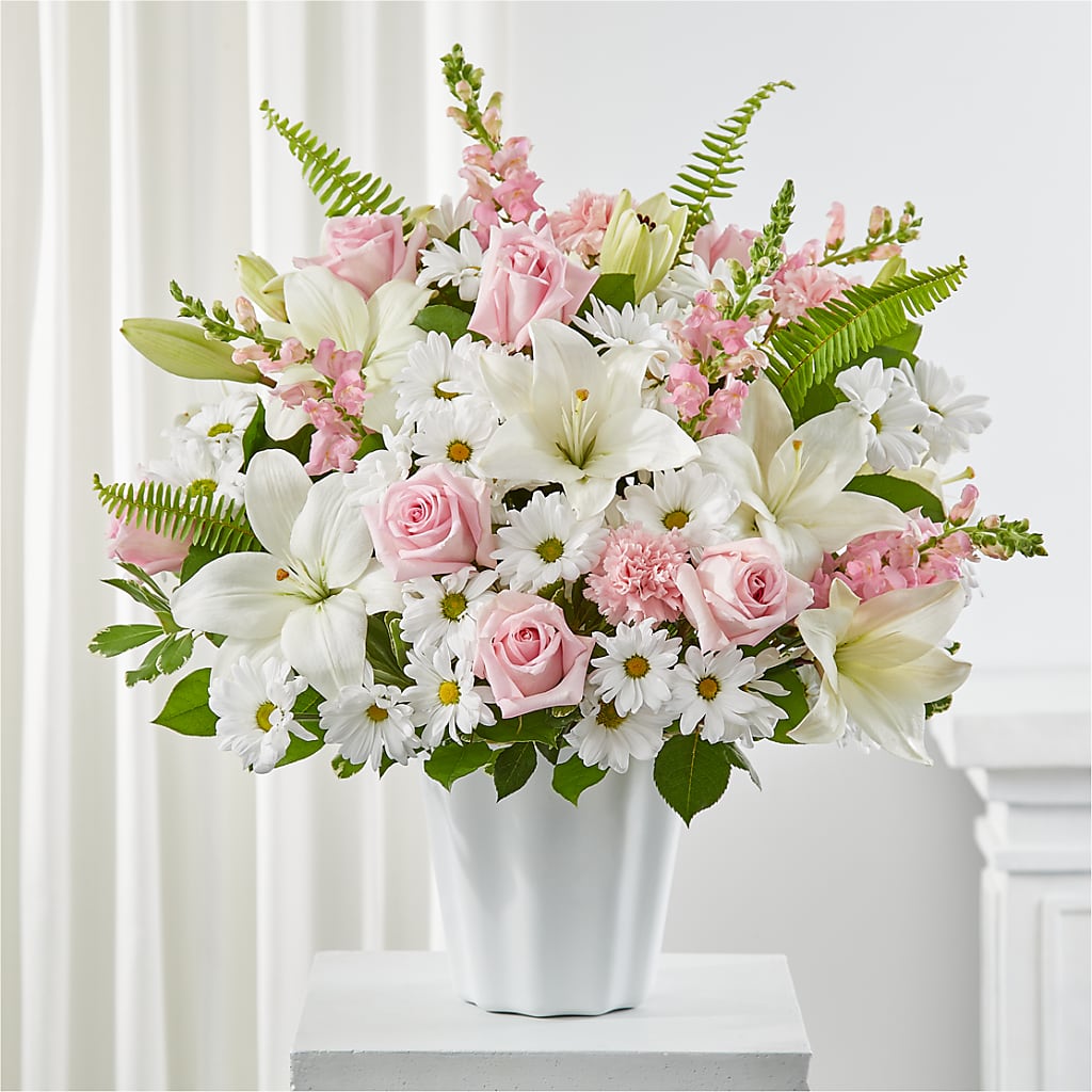 Soft Touch Tabletop Basket – All Season Floral Llc, Saranac Lake NY