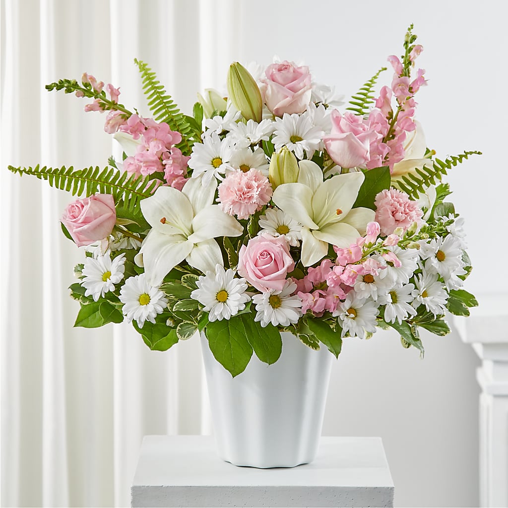 Soft Touch Tabletop Basket – All Season Floral Llc, Saranac Lake NY