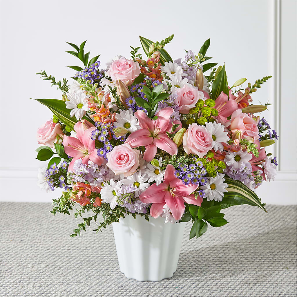 Abundant Compassion Floor Basket – All Season Floral Llc, Saranac Lake NY