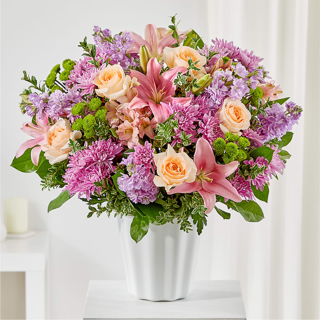 Supportive Embrace Tabletop Basket – All Season Floral Llc, Saranac Lake NY