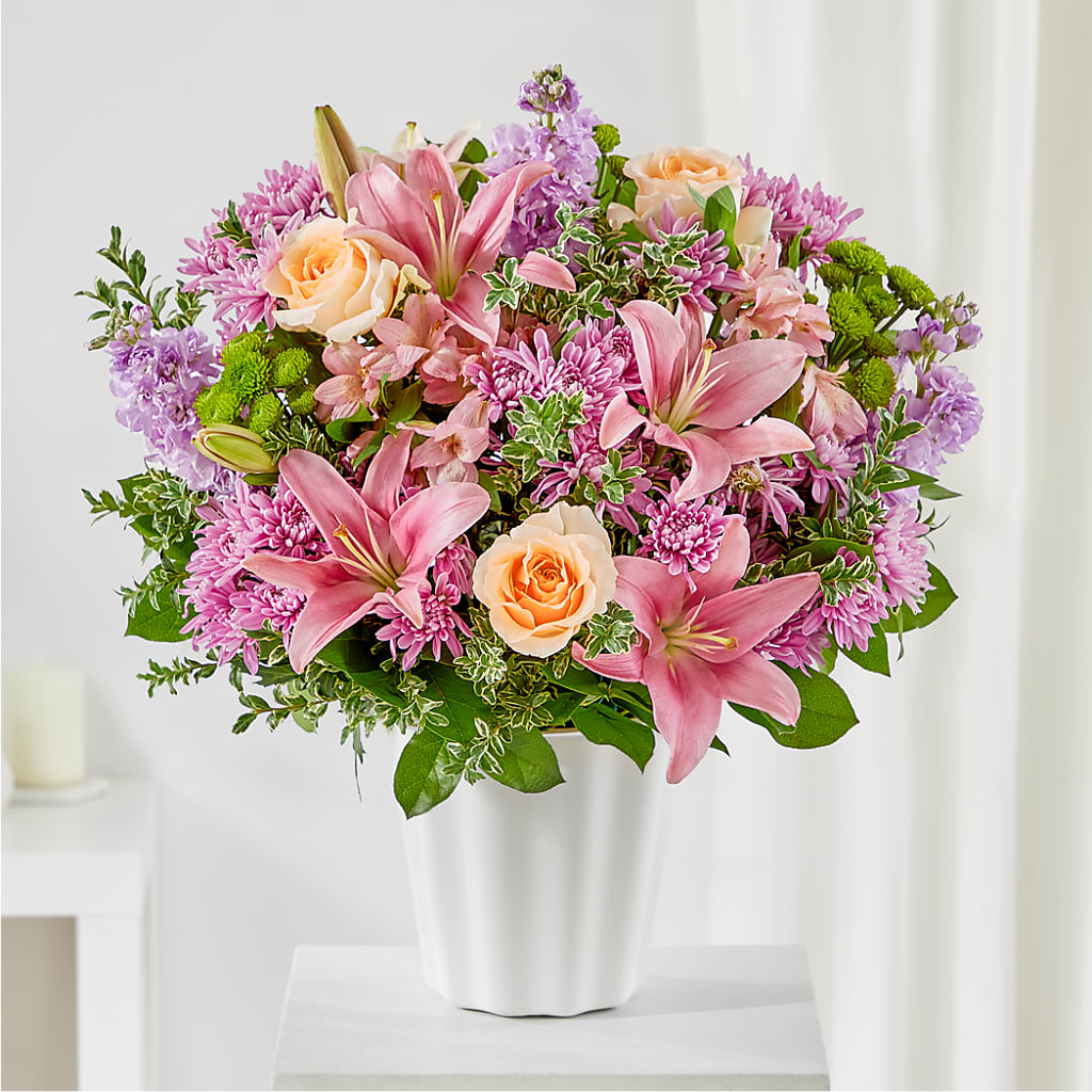 Supportive Embrace Tabletop Basket – All Season Floral Llc, Saranac Lake NY