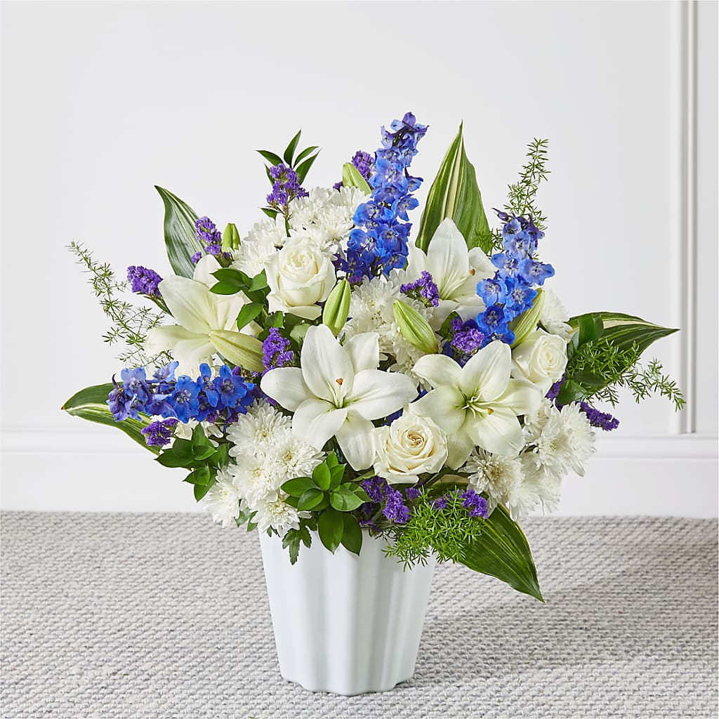 Take Comfort Floor Basket – All Season Floral Llc, Saranac Lake NY