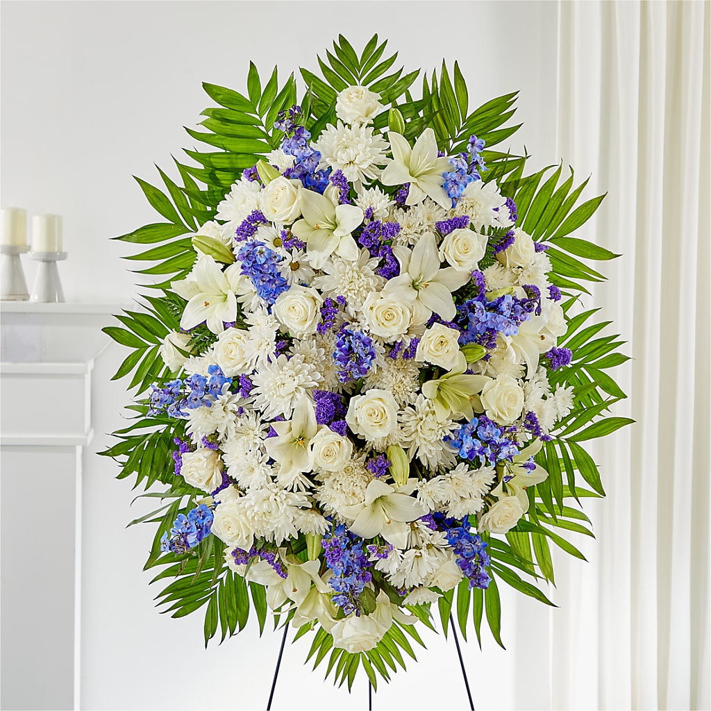 At Rest Standing Spray – All Season Floral Llc, Saranac Lake NY