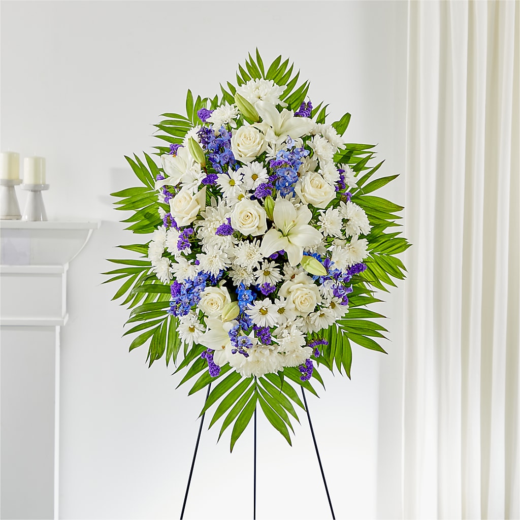 At Rest Standing Spray – All Season Floral Llc, Saranac Lake NY