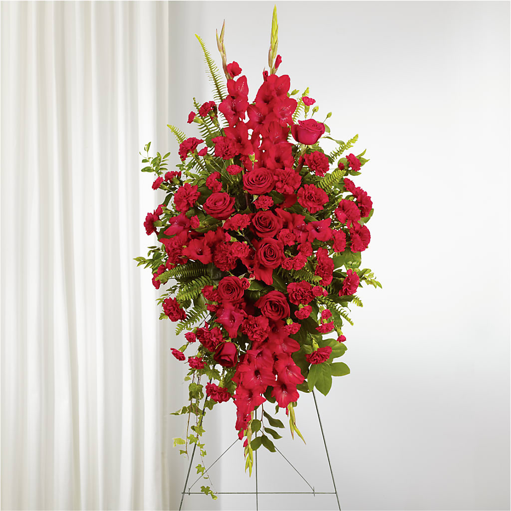 From the Heart Standing Spray – All Season Floral Llc, Saranac Lake NY